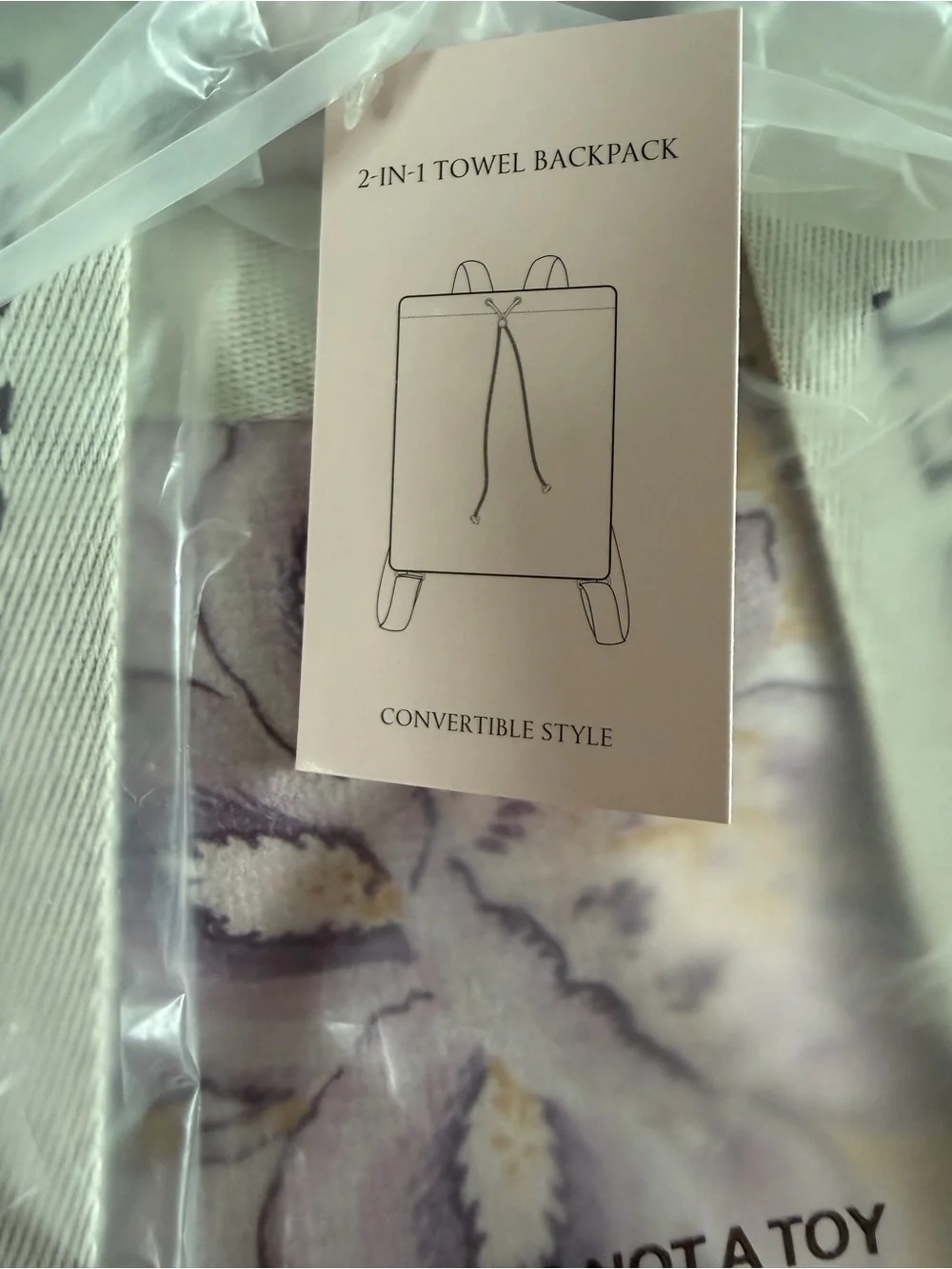 Victoria's Secret 2-in-1 Towel Backpack